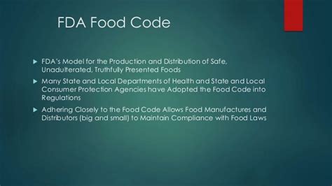 Food Regulations