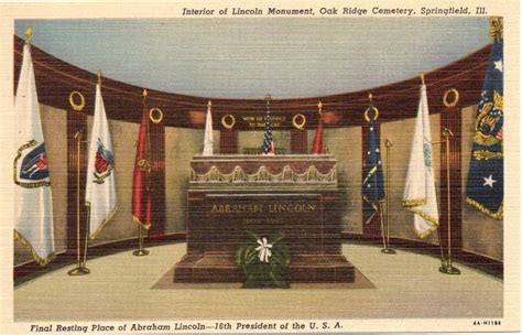 Lincoln interior linen003 | Cemetery Travel: Your Take-along Guide to ...