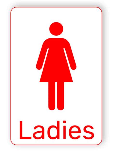 Ladies Toilet Sign Printable