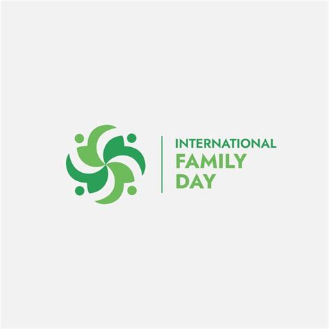 Premium Vector | Family day logo design