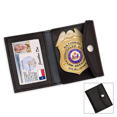 Leather Police I.D./Badge Holder | Kennesaw Cutlery