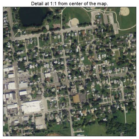 Aerial Photography Map of Gibsonburg, OH Ohio