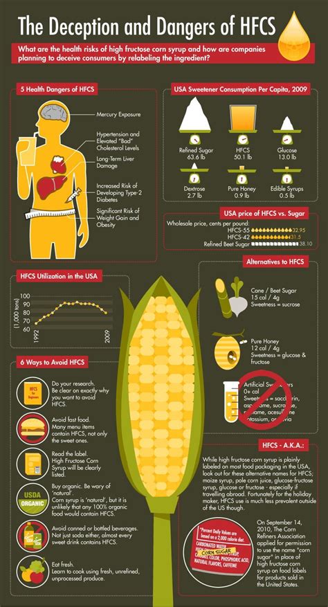 The Dangers of High Fructose Corn Syrup Infographic | AHealthBlog ...