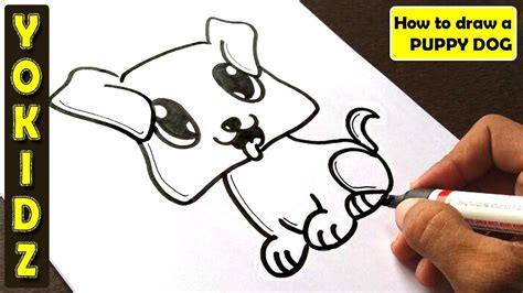 Comment dessiner un CHIOT CHIEN