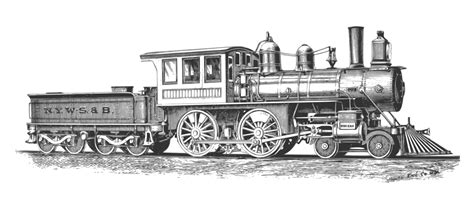 Clipart - steam locomotive