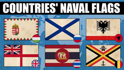 Countries' Naval Flags - YouTube