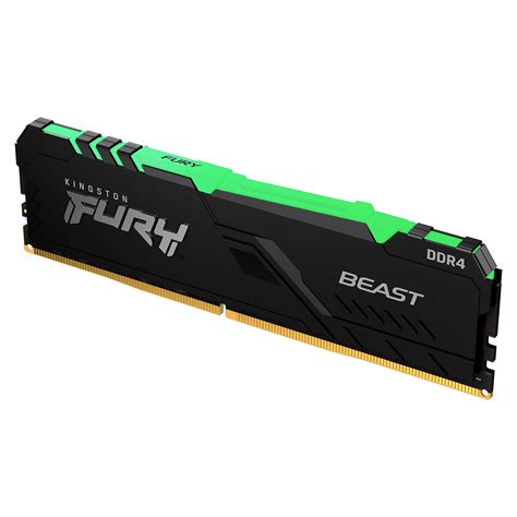 RAM DDR4 KINGSTON FURY BEAST 8GB/16GB RGB 3600