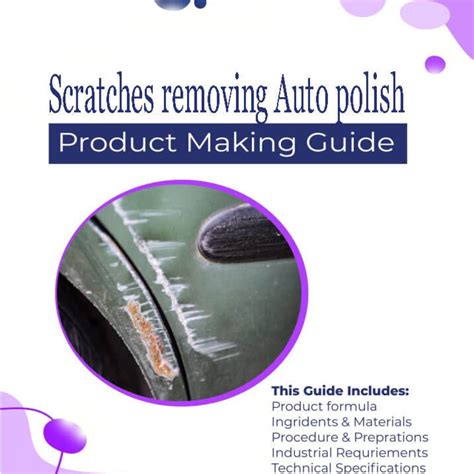 Car Body Scratch Remover Compound - At - 1 Chemical Formula Services