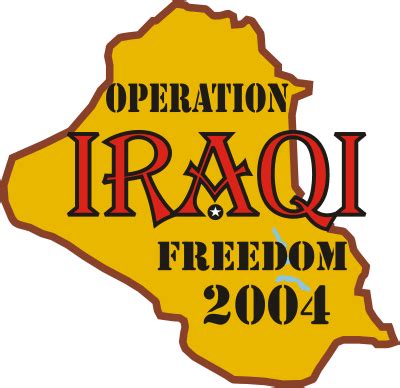 Operation Iraqi Freedom 2004 (v2) Decal - Military Graphics