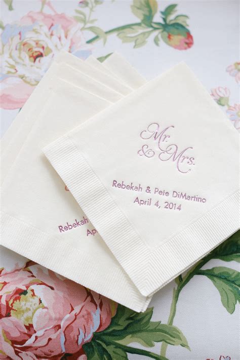 Personalized Cocktail Napkins