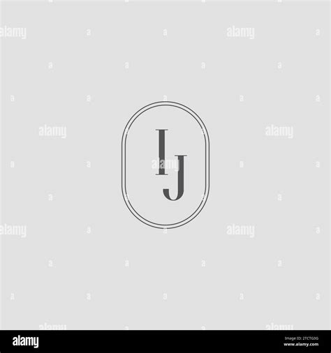 Initial IJ wedding monogram logo design vector graphic Stock Vector Image & Art - Alamy