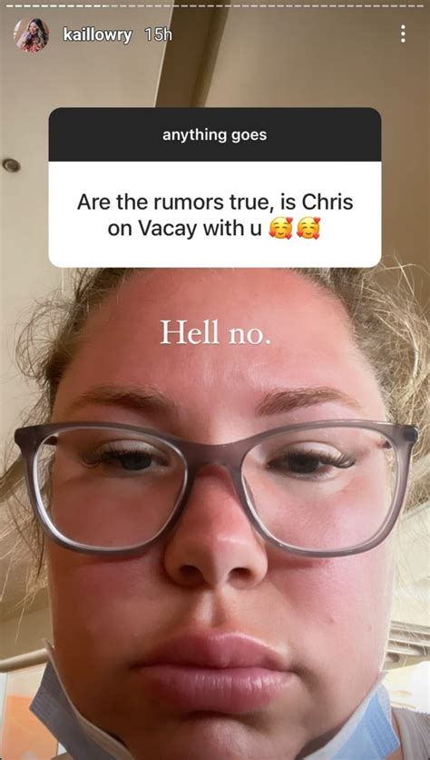 Kail Lowry responds to rumors Chris Lopez is vacationing with her