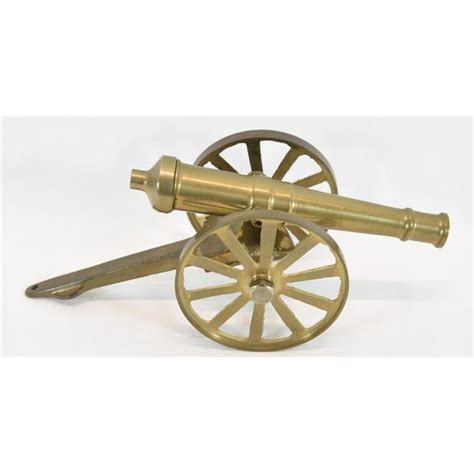 Brass Model Cannon - Landsborough Auctions