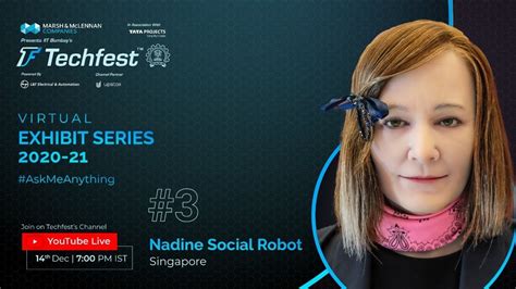 Meet the Robot with a personality | Nadine Social Robot | Virtual Exhibit Series - YouTube