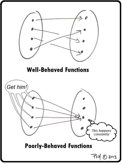 Math Comic: Functions Behaving Badly | Math comics, Math humor, Math memes