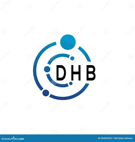 DHB Letter Logo Design on White Background. DHB Creative Initials Letter Logo Concept Stock ...