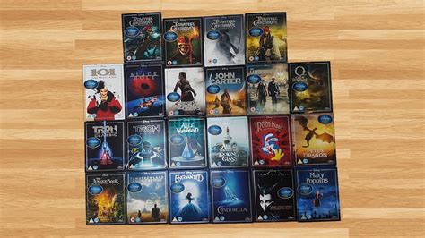 My Disney Live Action Limited Edition Artwork Sleeve Blu-ray Collection - YouTube