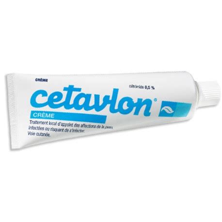 Cetavlon crème antiseptique, traitement local des affections de la peau