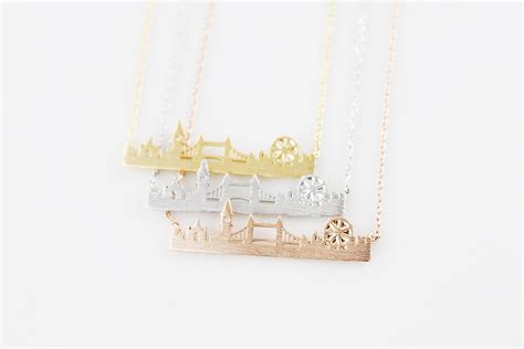 London Skyline Necklace London Skyline Pendant Necklace. - Etsy