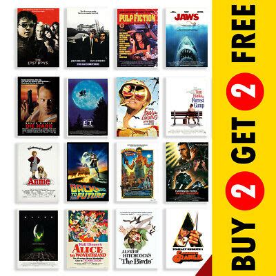 Classic Cult Film Posters Movie Prints A3 A4 A5 Size Nostalgic Home Cinema Décor | eBay