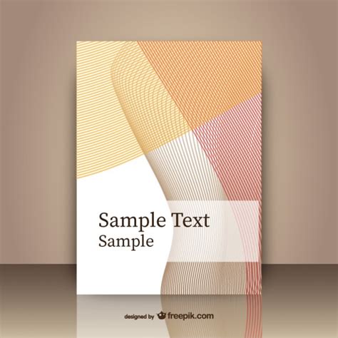 Blank Book Cover Template