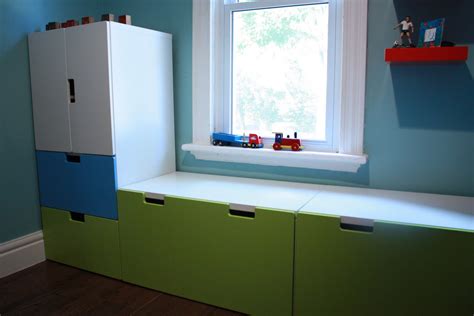 Pin by Sara Valancy on Nursery Ideas | Ikea stuva, Creative bookshelves, Kids playroom basement