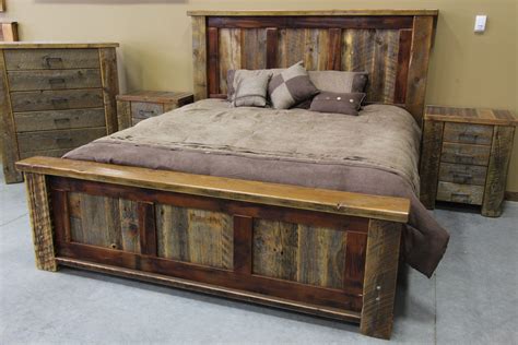 Barnwood Timber Bed | Four Corner Furniture | Bozeman MT