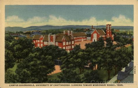 Campus quadrangle, University of Chattanooga Tennessee