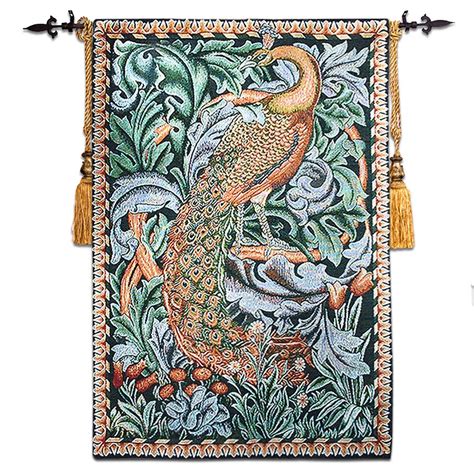 58*88cm William Morris Peacock Picture Wall Tapestry Wall Hanging ...