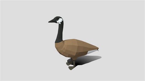 Low Poly Cartoon Canada Goose - Buy Royalty Free 3D model by chroma3d ...