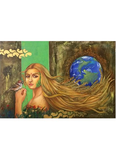 Beautiful Women With Nature Painting | Acrylic On Canvas | By Ranjeeta ...