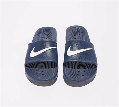 Nike Kawa Shower Slides | Midnight Navy | Footasylum