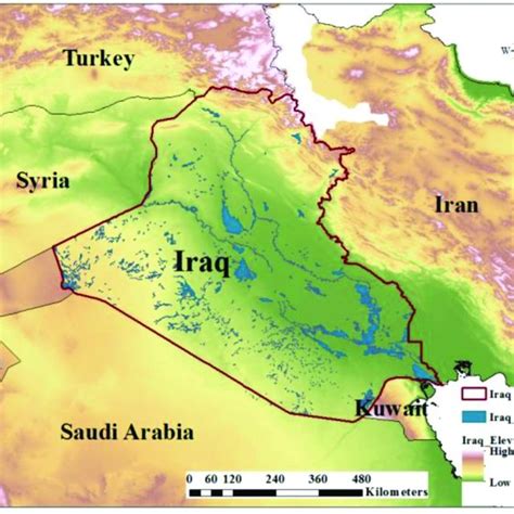 Map Of Iraq And Surrounding Countries - Crabtree Valley Mall Map