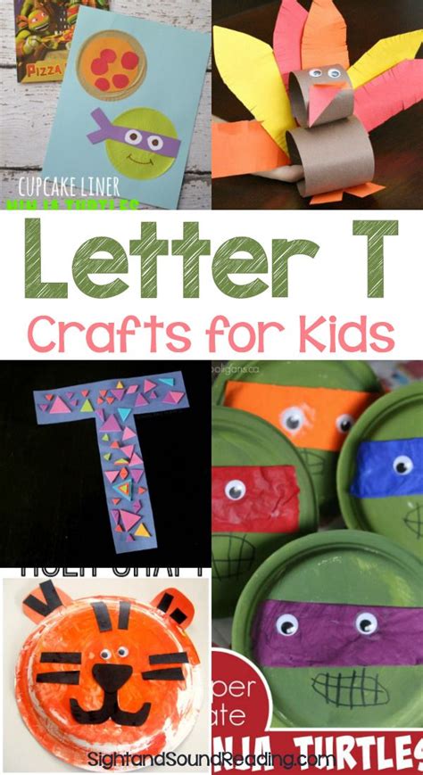 Letter T Crafts Letter T Crafts for preschool or kindergarten - Fun, easy and educational ...