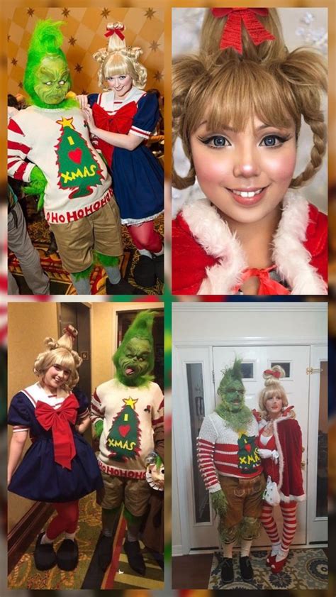 Cindy Lou Who and The Grinch Halloween costume 2022 Cindy Loo Who ...