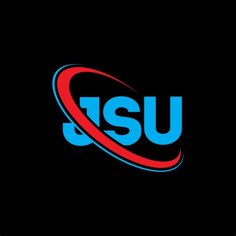 logotipo jsu. carta jsu. diseño del logotipo de la letra jsu. iniciales ...