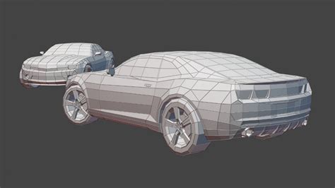 Blender Timelapse - Low Poly Car Modeling