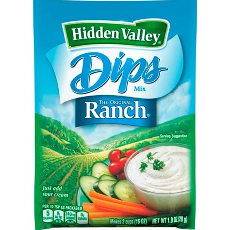 Hidden Valley Original Ranch Dips Mix - Gluten Free - Pouch : Target