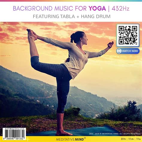 Background Music for Yoga | 432Hz - Featuring Tabla + Hang Drum | Meditative Mind's Official ...