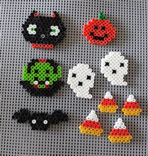 Perler bead Halloween | Etsy | Easy perler bead patterns, Melt beads patterns, Diy perler beads