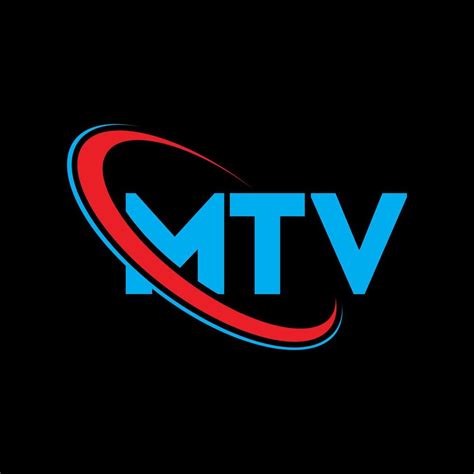 MTV logo. MTV letter. MTV letter logo design. Initials MTV logo linked with circle and uppercase ...