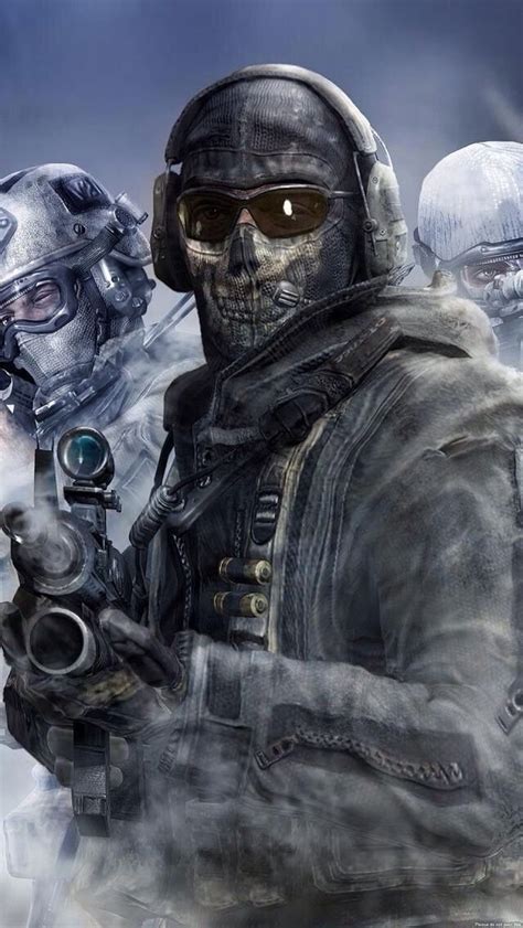 Ghost from Modern Warfare 2 | Call of duty black, Call of duty ghosts ...