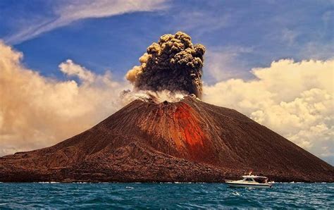 Mt. Krakatoa eruption.. | Southeast asia travel, Wonders of the world ...