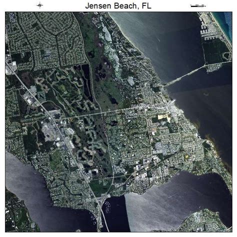 Aerial Photography Map of Jensen Beach, FL Florida