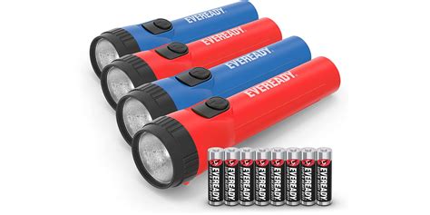 Add four Eveready LED flashlights with batteries to your emergency kit at just $7