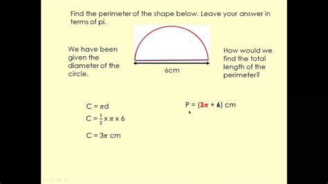 Perimeter of a circle - YouTube