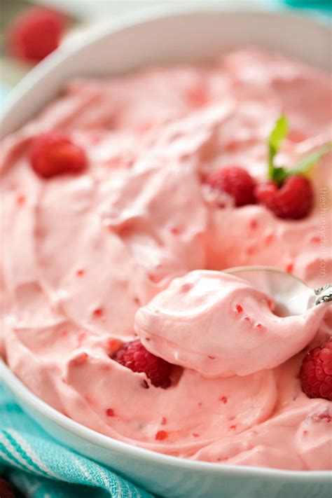 This make-ahead raspberry fluff jello salad dessert is made by using just a few ingredients and ...