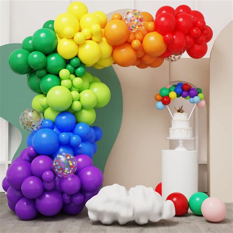 How To Make A Rainbow Balloon Arch Easy DIY Paisley Sparrow | atelier-yuwa.ciao.jp