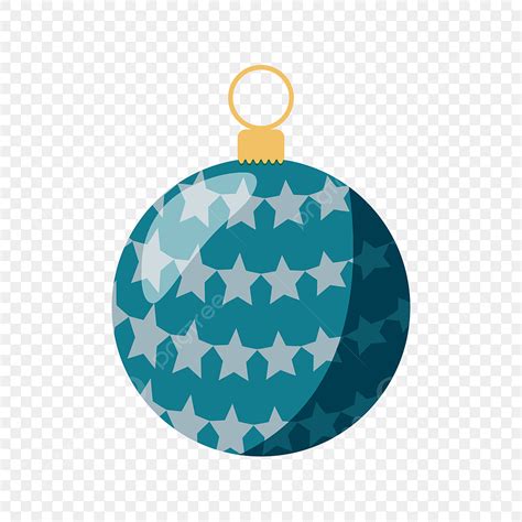 Ball Stars Clipart Transparent PNG Hd, Blue Christmas Ball With Star, Vector, Decoration, Xmas ...