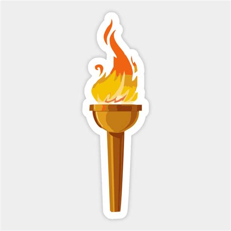 Liberty symbol - Torch - Liberalism - Sticker | TeePublic